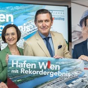 Hafen Wien mit Rekordergebnis im Jahr 2023