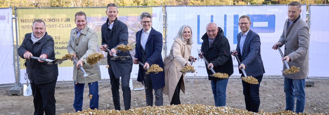 Foundation stone laying ceremony for the new stadium of the Winner Sports Club